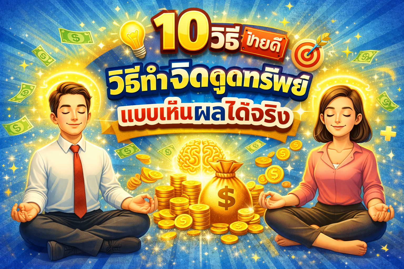 10 วิธีทำจิตดึงดูดทรัพย์ แบบเห็นผลได้จริง